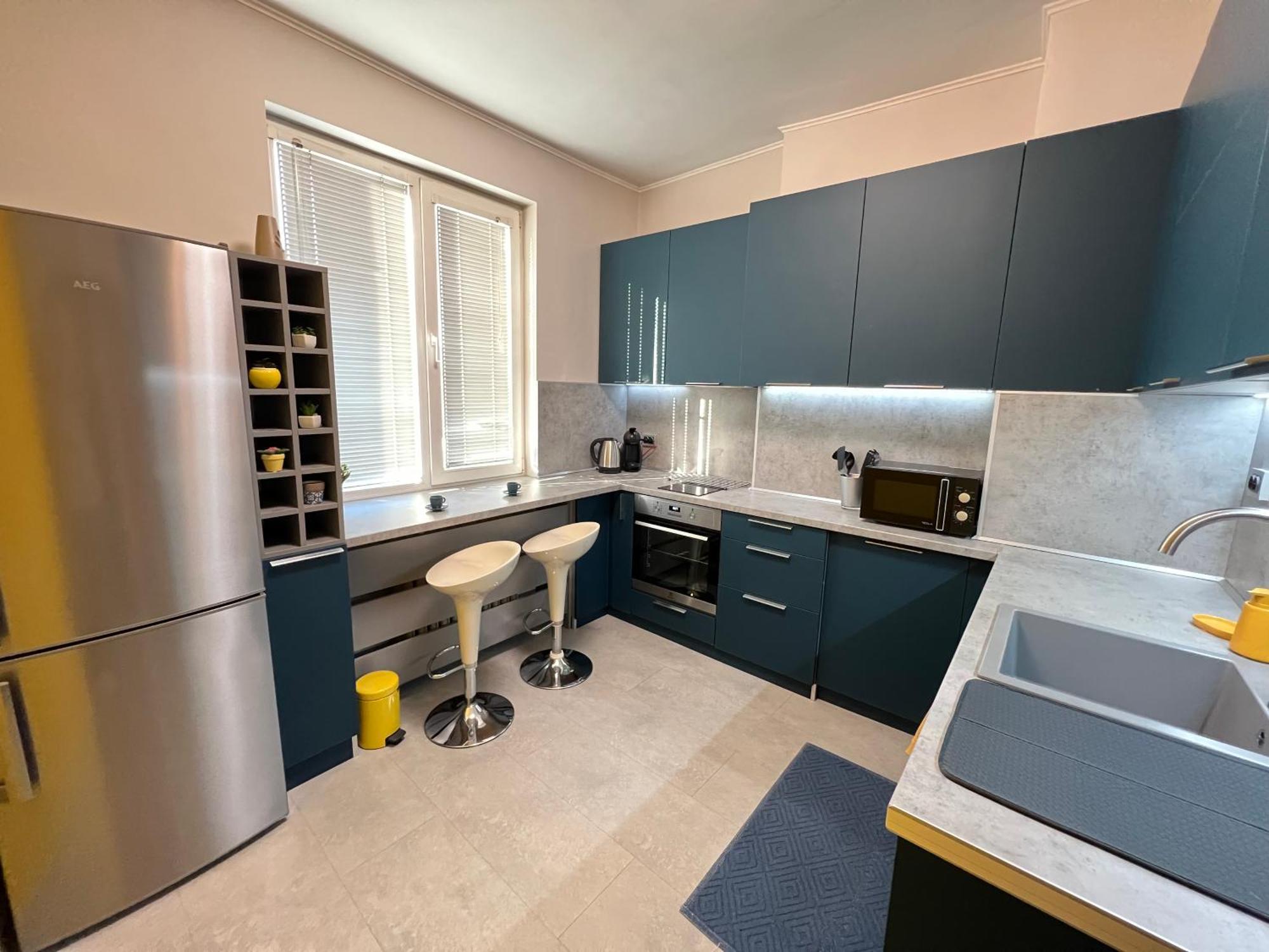 Apartment Cairo 1bdr W Work Space Near Metro And Railway Station